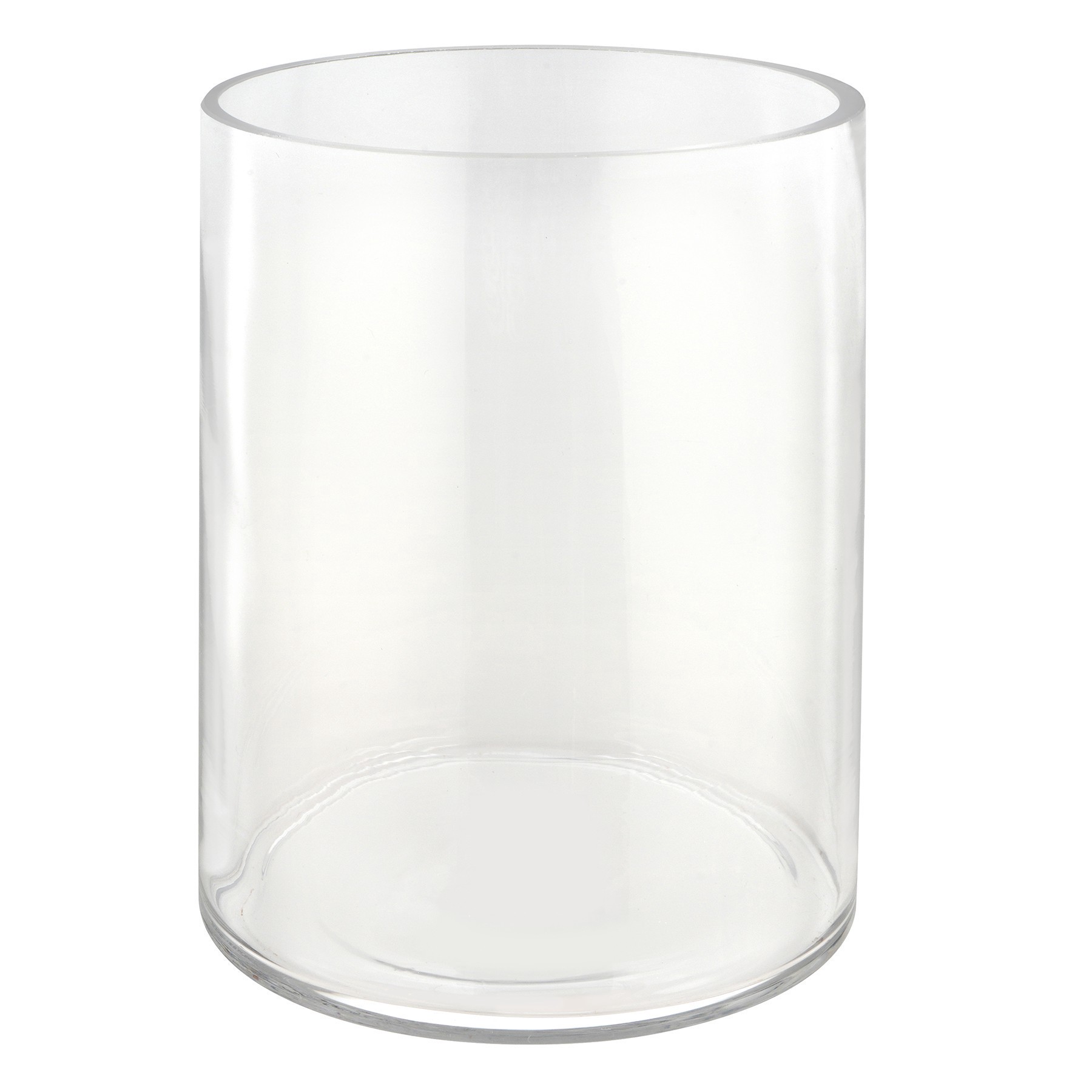 slide 2 of 2, 8" Clear Glass Cylinder Vase By Ashland, 6 in x 6 in x 8 in