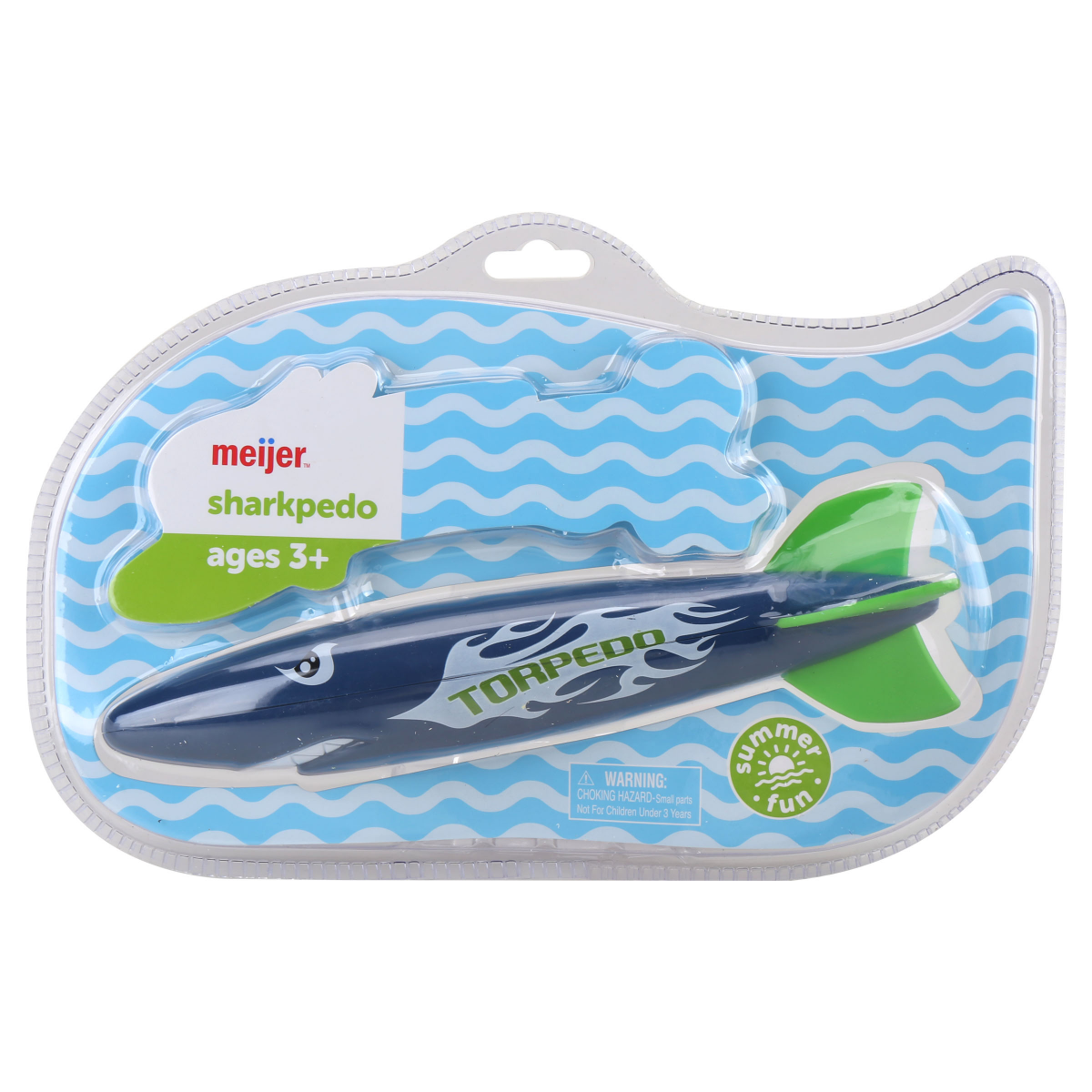 slide 1 of 5, Meijer WAVE ZONE SHARKPEDO, 6.69 x 10.83 