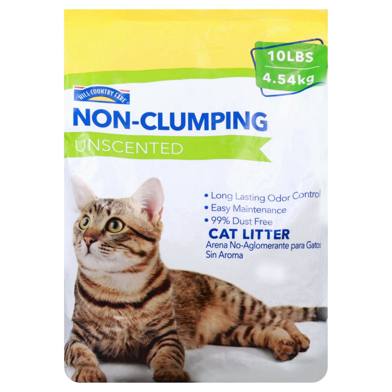 slide 1 of 1, Hill Country Fare Unscented&nbsp;Non-Clumping Cat Litter&nbsp;, 10 lb