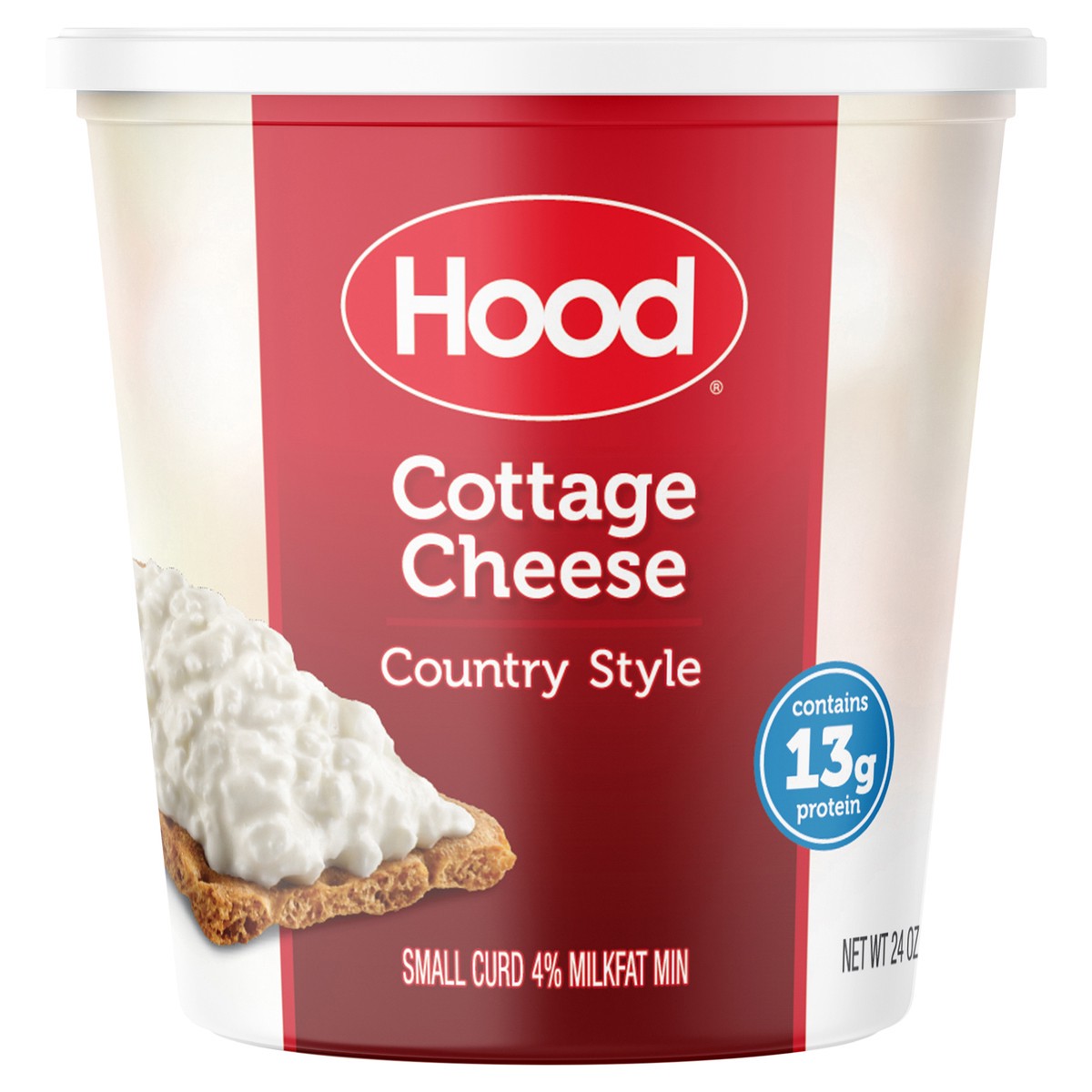 slide 1 of 8, Hood Country Style Cottage Cheese, 24 oz, 24 oz