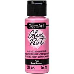 Deco Art Decoart Glass Paint Pink, 2 Ounce