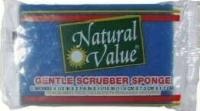 slide 1 of 1, Natural Value Gentle Scrubber Sponge, 1 ct