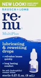 renu MultiPlus Sterile Lubricating & Rewetting Drops 0.27 oz