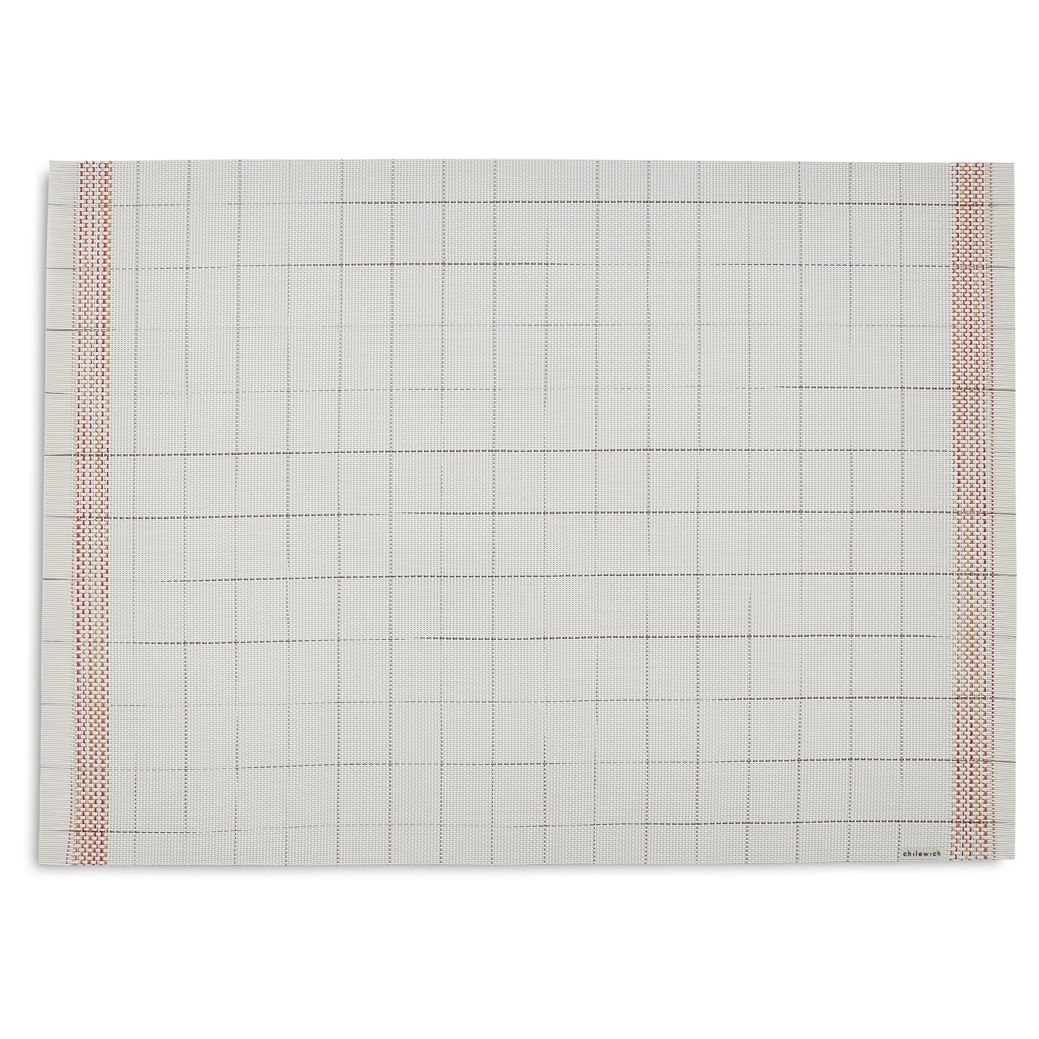 slide 1 of 1, Chilewich Selvedge Placemat, Orange, 19 in x 14 in