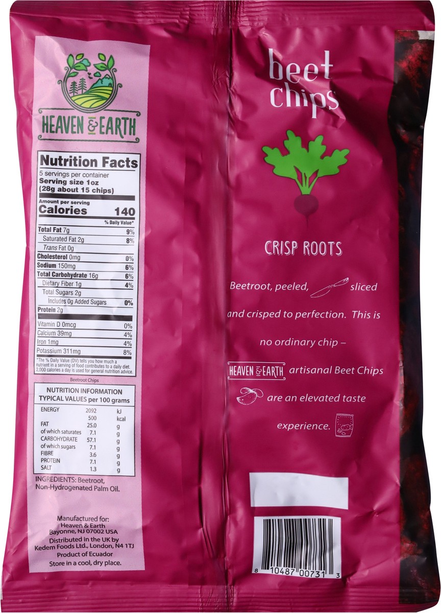 slide 6 of 9, Heaven & Earth Heaven Beet Vegetable Chips, 5 oz