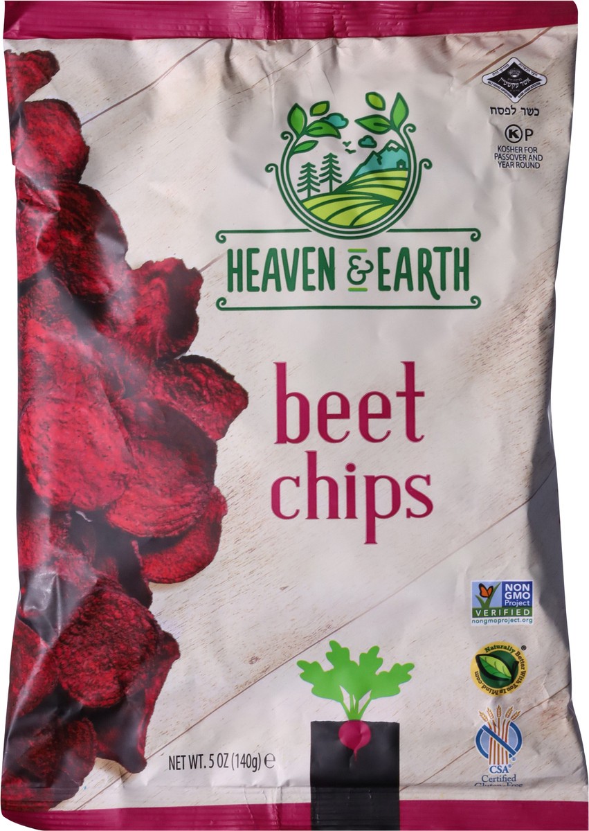 slide 8 of 9, Heaven & Earth Heaven Beet Vegetable Chips, 5 oz