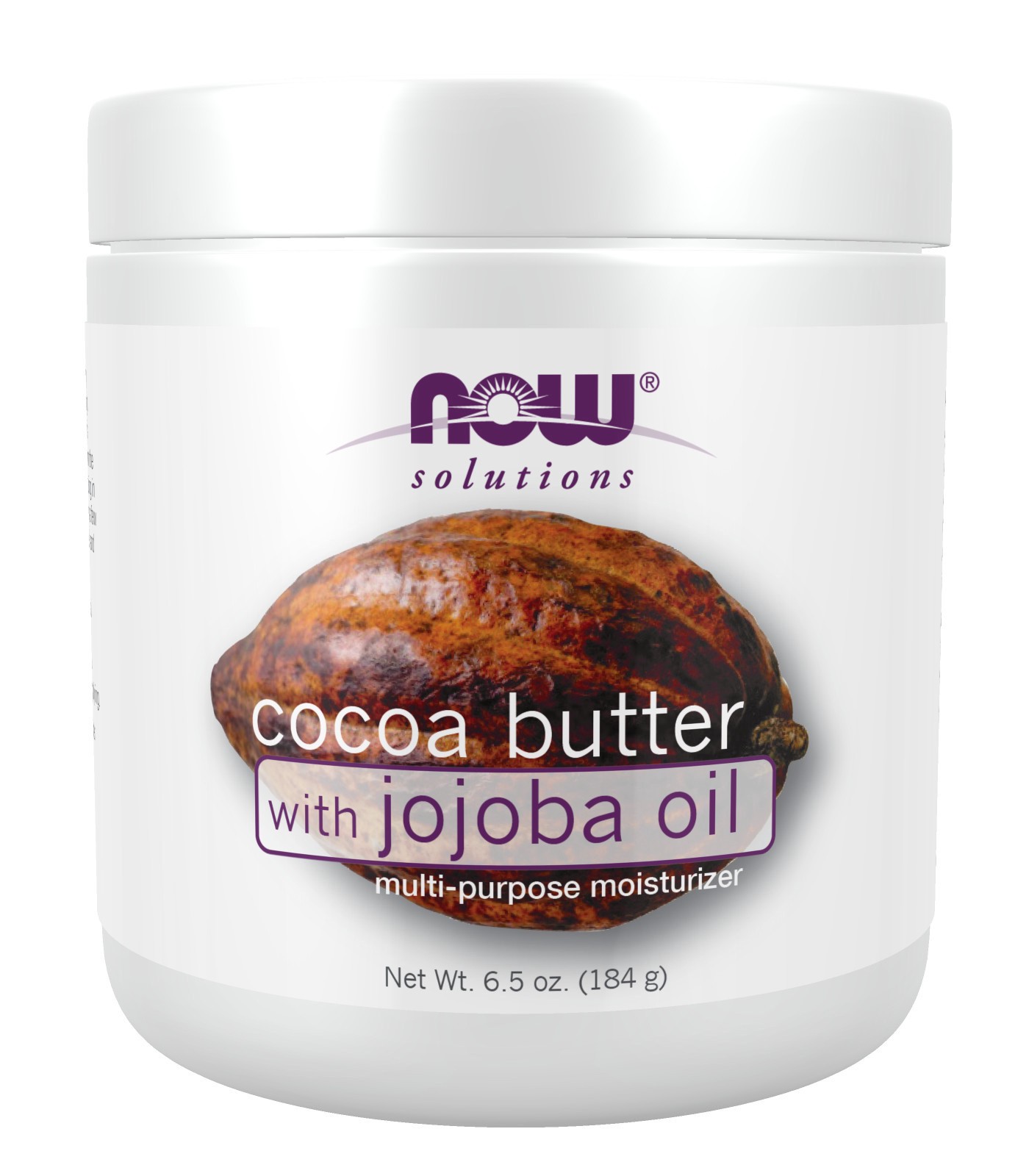 slide 1 of 5, NOW Solutions Cocoa Butter with Jojoba Oil - 6.5 oz., 7 fl oz