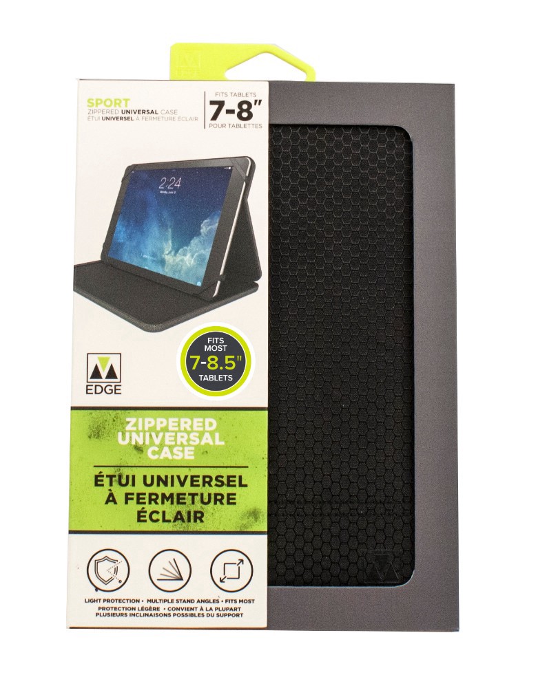 slide 1 of 1, M-Edge Sport Universal Case for most 7" to 8.5" tablets - Black, 1 ct, 8.5 in