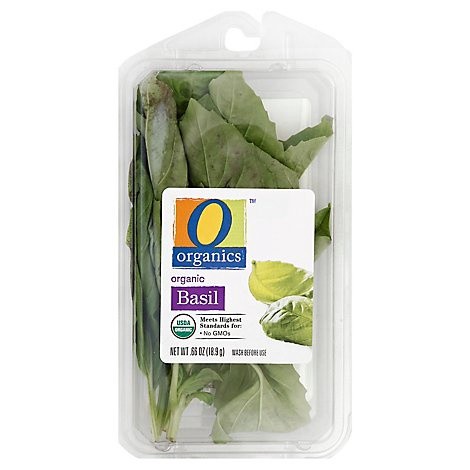 slide 1 of 1, O Organics Organic Basil - 0.66 Oz, 0.66 oz