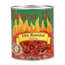 slide 1 of 1, Harvest Red Fire-Roasted Tomato Salsa, 105.33 oz