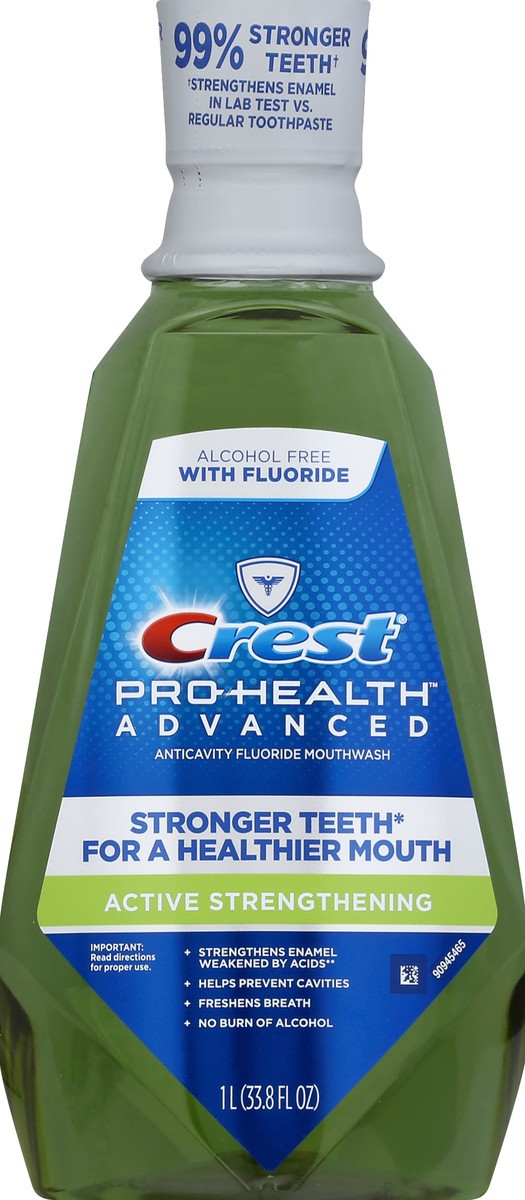 slide 1 of 3, Crest Mouthwash 33.8 oz, 33.8 oz