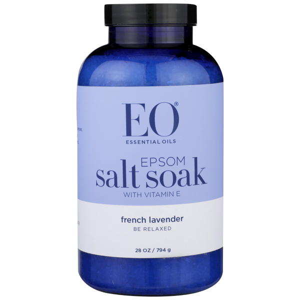 slide 1 of 1, EO Products French Lavender Bath Soak, 28 oz