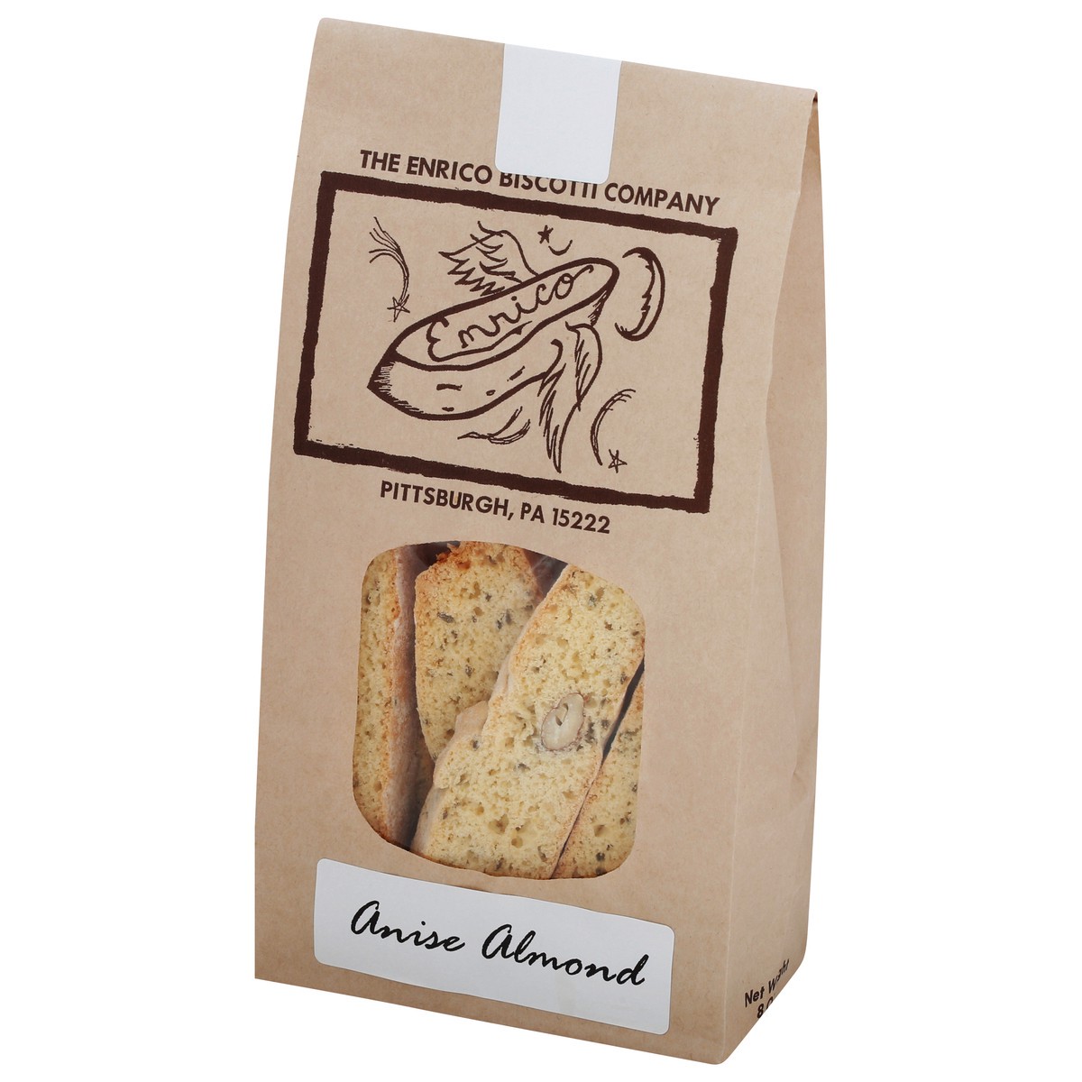 slide 7 of 9, The Enrico Biscotti Company Anise Almond 8 oz, 8 oz