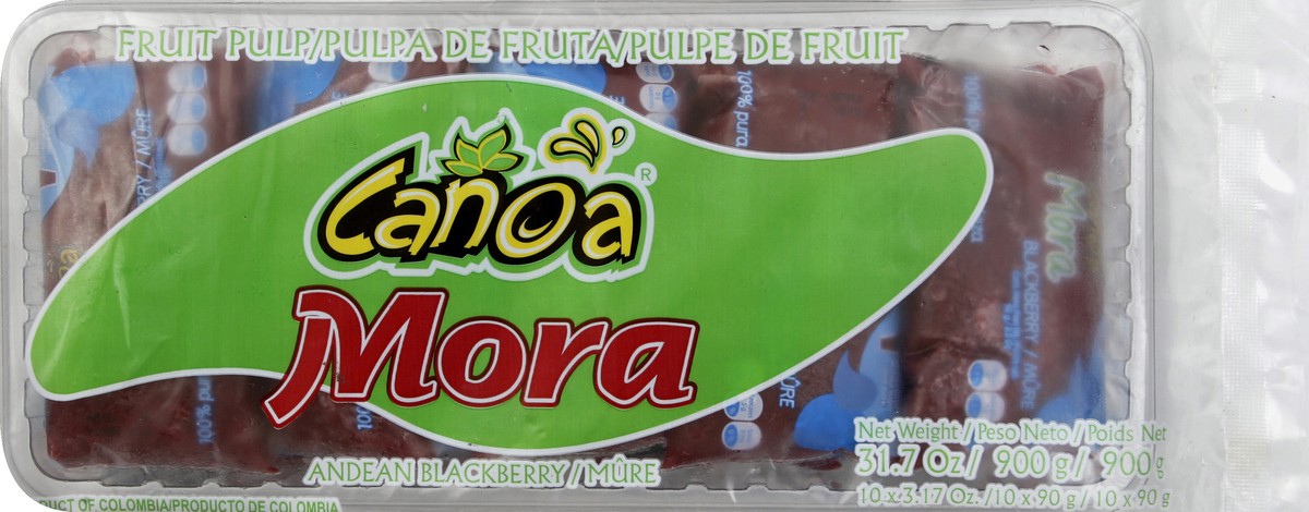 slide 3 of 5, Canoa Mora Andean Blackberry Fruit Pulp, 31.7 oz