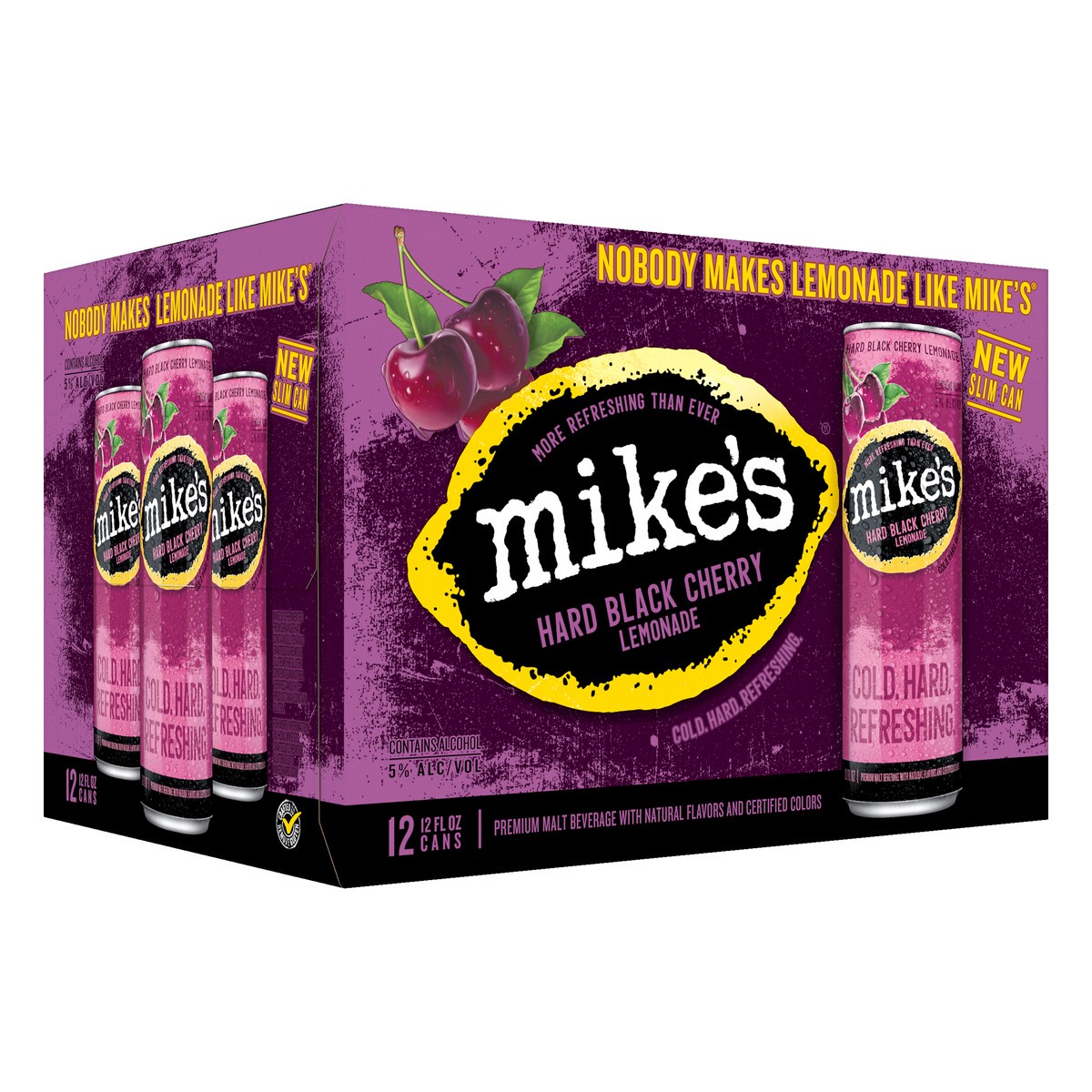 slide 2 of 7, Mike's Mikes Malt Beverage Black Cherry 12Pk, 144 fl oz