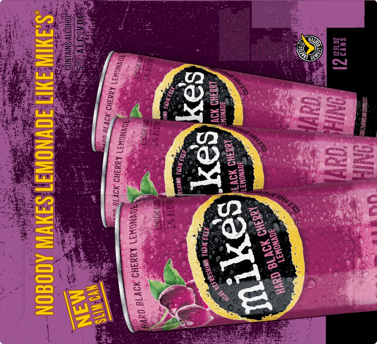 slide 6 of 7, Mike's Mikes Malt Beverage Black Cherry 12Pk, 144 fl oz