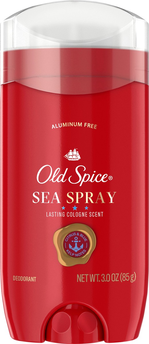 slide 3 of 3, Old Spice Deodorant for Men, Aluminum Free, Sea Spray Cologne Scent, 48 Hour Protection, 3.0 oz, 3 oz