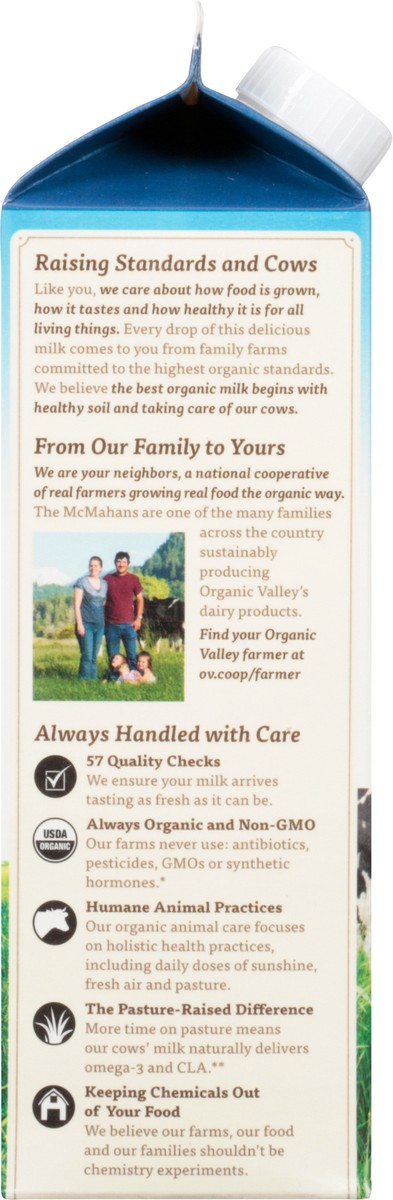 slide 8 of 13, ORGANIC VALLEY 2% (Reduced Fat) Organic Milk - Ultra Pasteurized, 32 oz, 32 oz