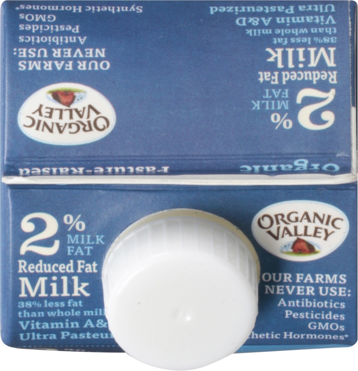 slide 4 of 13, ORGANIC VALLEY 2% (Reduced Fat) Organic Milk - Ultra Pasteurized, 32 oz, 32 oz