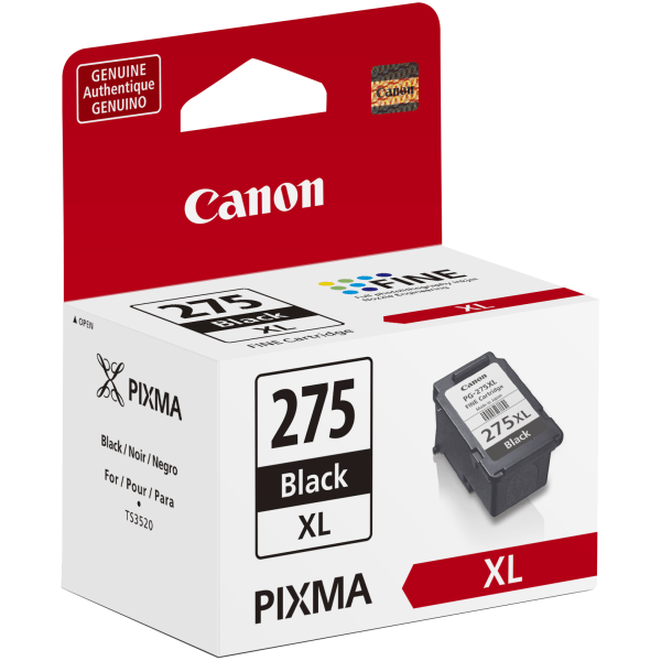 slide 4 of 4, Canon Pixma Black Pg-275Xl Printer Ink Cartridge, 1 ct