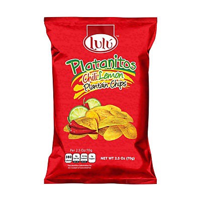 slide 1 of 1, Lulú Platanitos Plaintain Chips With Chile Lemon, 2.5 oz