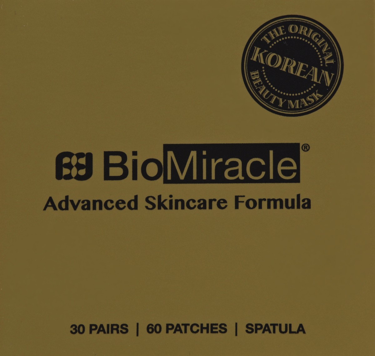 slide 2 of 4, BioMiracle Pure 24K Gold Hydrogel Eye Mask Patch, 30 ct