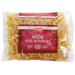 Weis Quality Classic Enriched Egg Noodle Product, Wide Egg Noodles