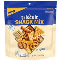 Triscuit Original Snack Mix, Snack Crackers, 6.5 oz