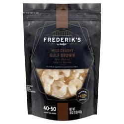 Frederik's By Meijer 40/50 Wild Caught Gulf Brown Raw Shrimp, 16 oz