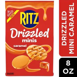 Ritz Drizzled Minis Caramel 8oz - 8 Oz