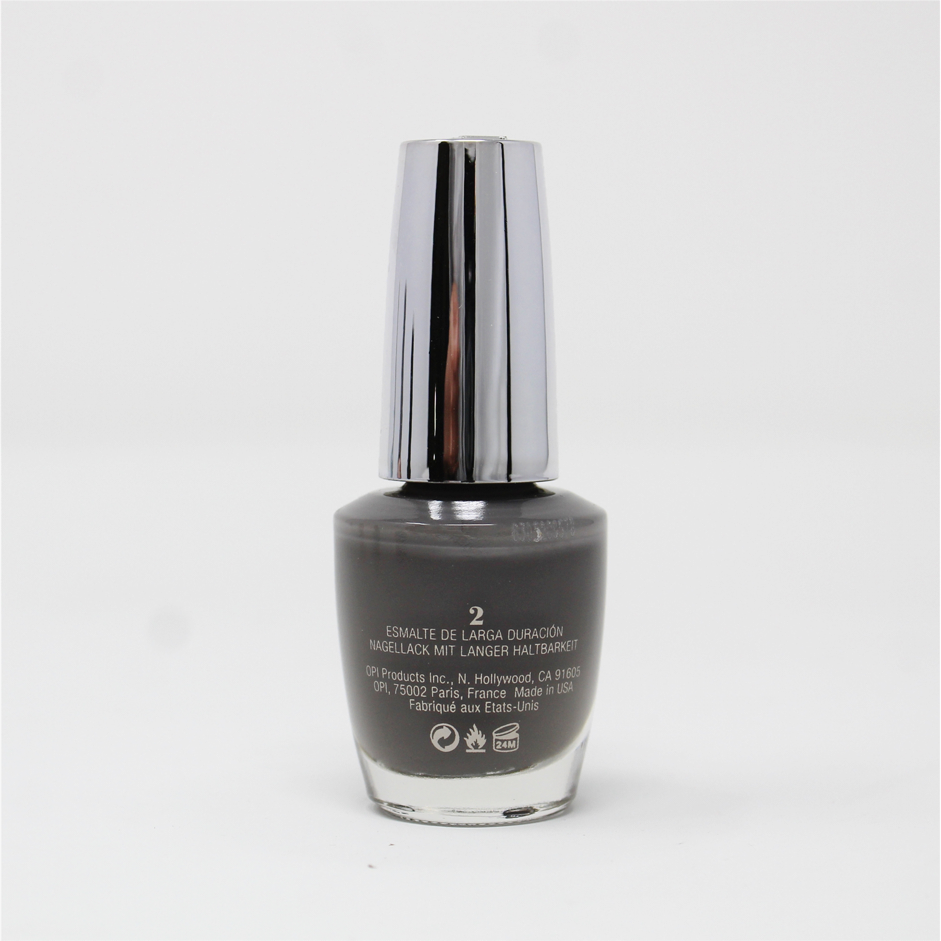 slide 5 of 5, OPI Infinite Shine Nail Lacquer, Steel Waters Run Deep, 0.5 fl oz