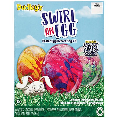 slide 1 of 1, Dudley's Swirl An Egg Easter Decorating Kit, 1 ct