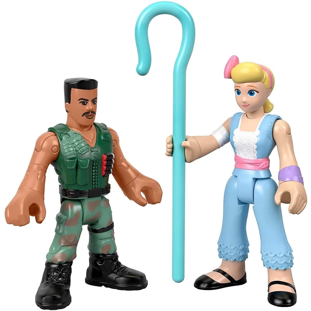 slide 1 of 1, Imaginext Toy Story 4 Combat Carl & Bo Peep Figures, 2 ct