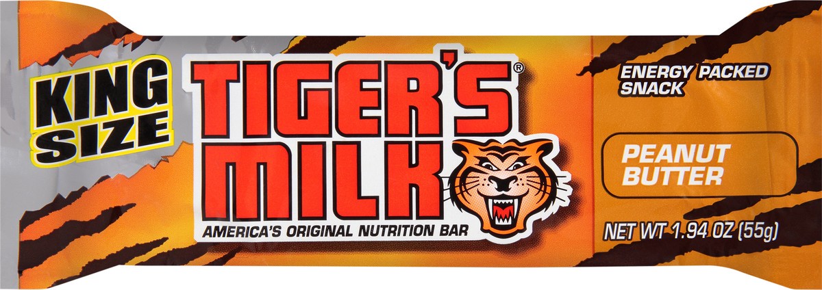 slide 9 of 12, Tiger's Milk Peanut Butter Nutrition Bars 12-1.94 oz. Wrappers, 1.94 oz