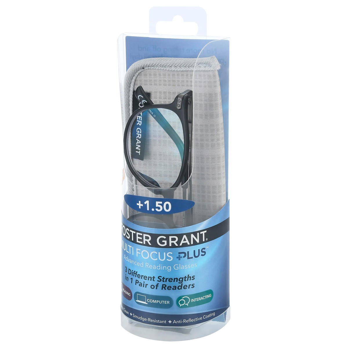 slide 10 of 11, Foster Grant Multi Focus Plus +1.50 McKay Eyeglasses 1 ea, 1 ct