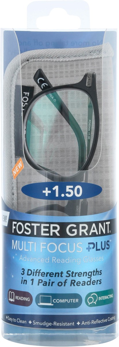 slide 2 of 11, Foster Grant Multi Focus Plus +1.50 McKay Eyeglasses 1 ea, 1 ct