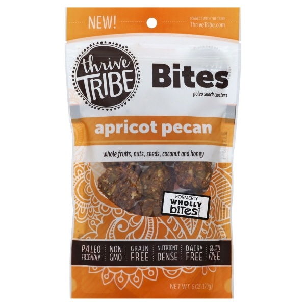 slide 1 of 1, Thrive Tribe Apricot Pecan Clusters, 6 oz