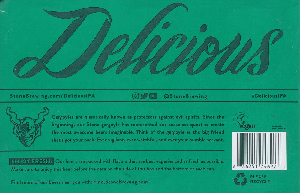 slide 4 of 4, Stone Delicious Mixed Pack Beer 12oz 6pk Cans, 72 oz