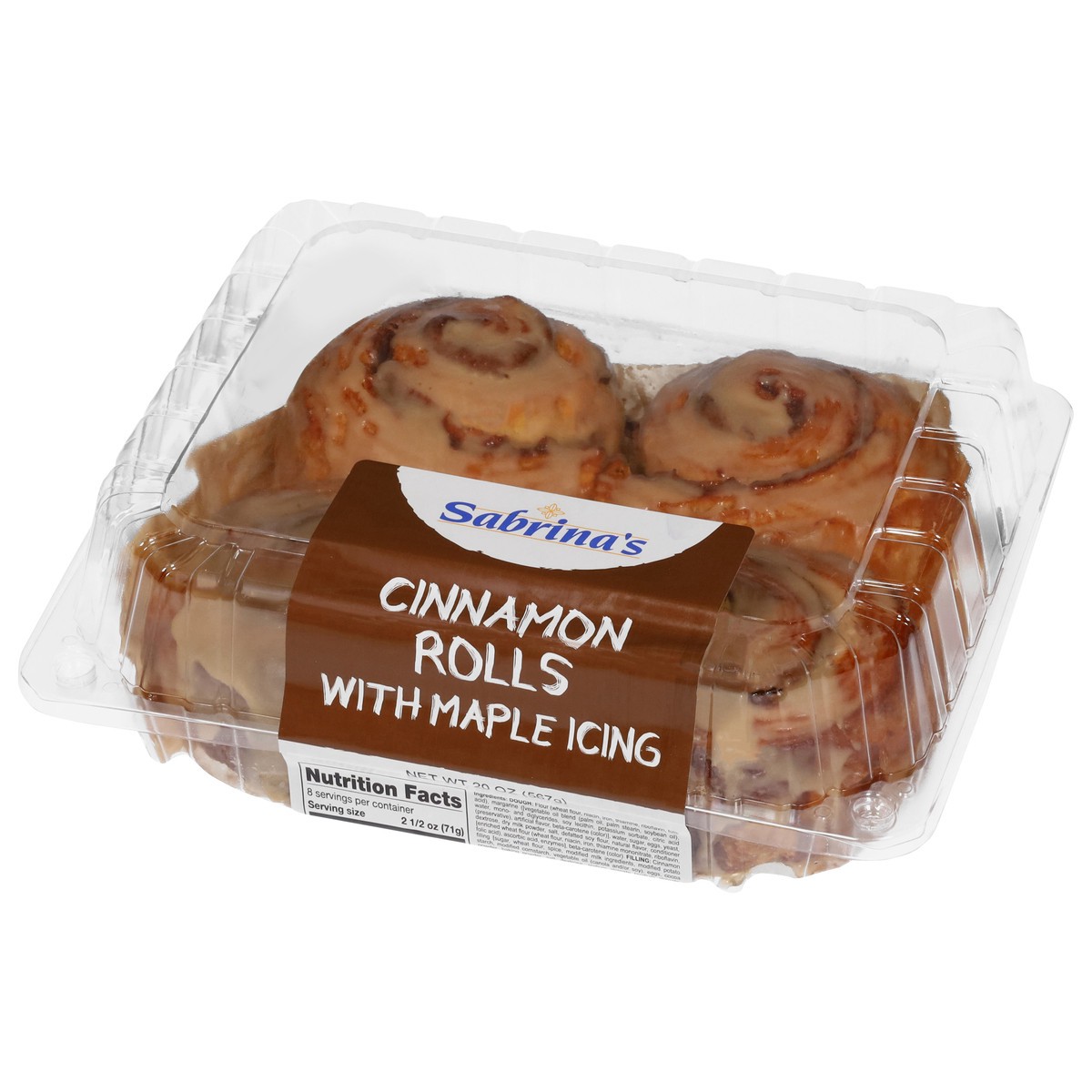 slide 13 of 13, Sabrina's Cinnamon Rolls with Maple Icing 20 oz, 20 oz