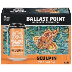 Ballast Point Sculpin India Pale Ale Beer 12 - 12 oz Cans