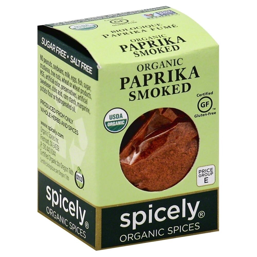 slide 1 of 4, Spicely Organic Spices Paprika 0.45 oz, 0.45 oz