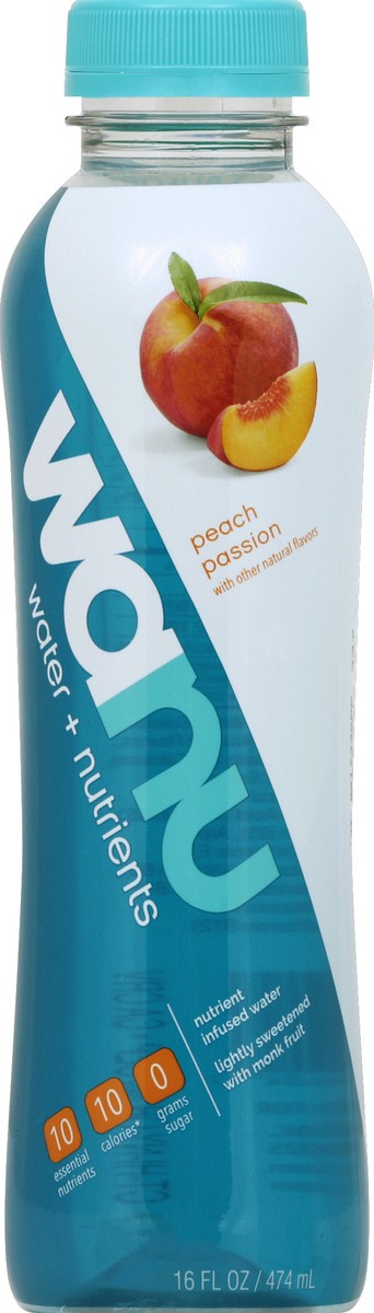 slide 1 of 5, wanu Water + Nutrients - 16 oz, 16 oz