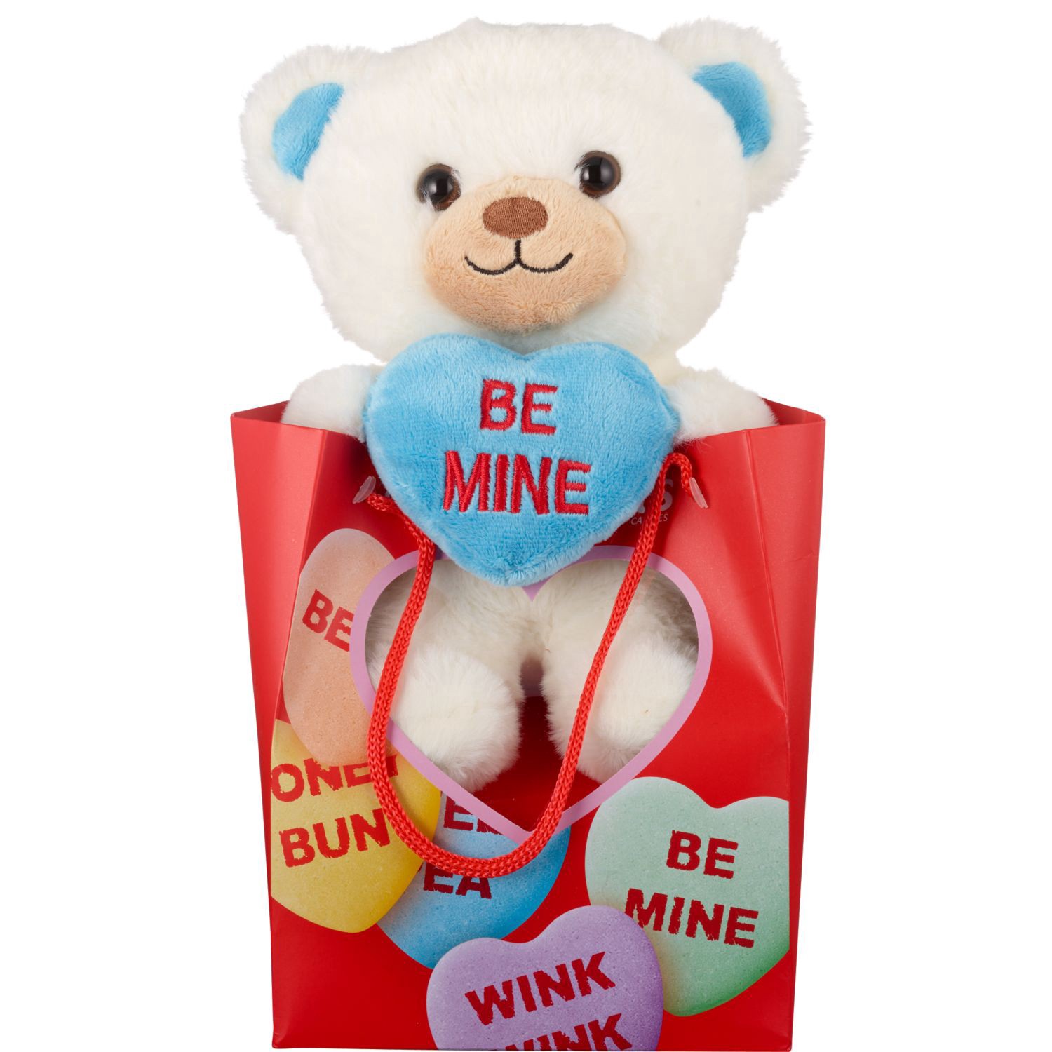 slide 1 of 1, Sweethearts® The Original! Plush In Gift Bag, Assorted Colors, 11.5 In, 1 ct