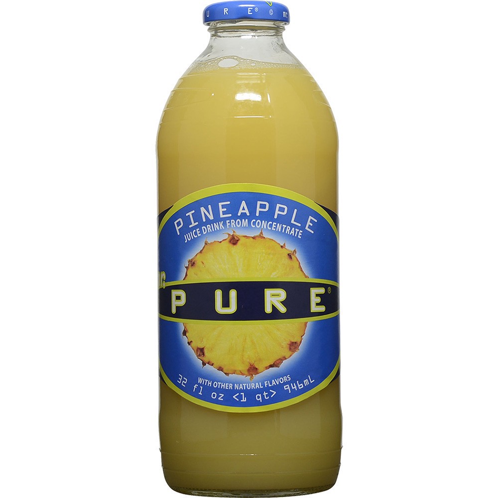 slide 1 of 1, Mr. Pure Pineapple Juice - 16 oz, 32 oz