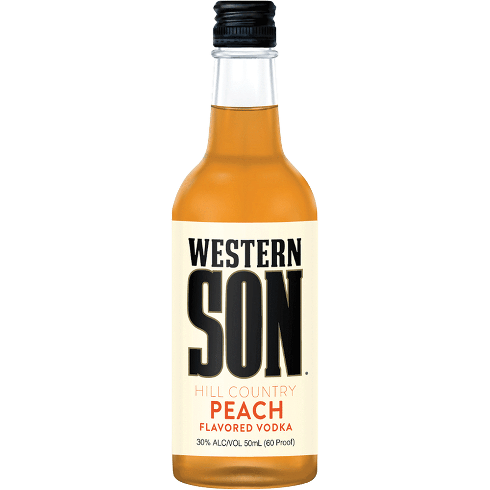 slide 1 of 1, Western Son Peach Vodka, 50 ml
