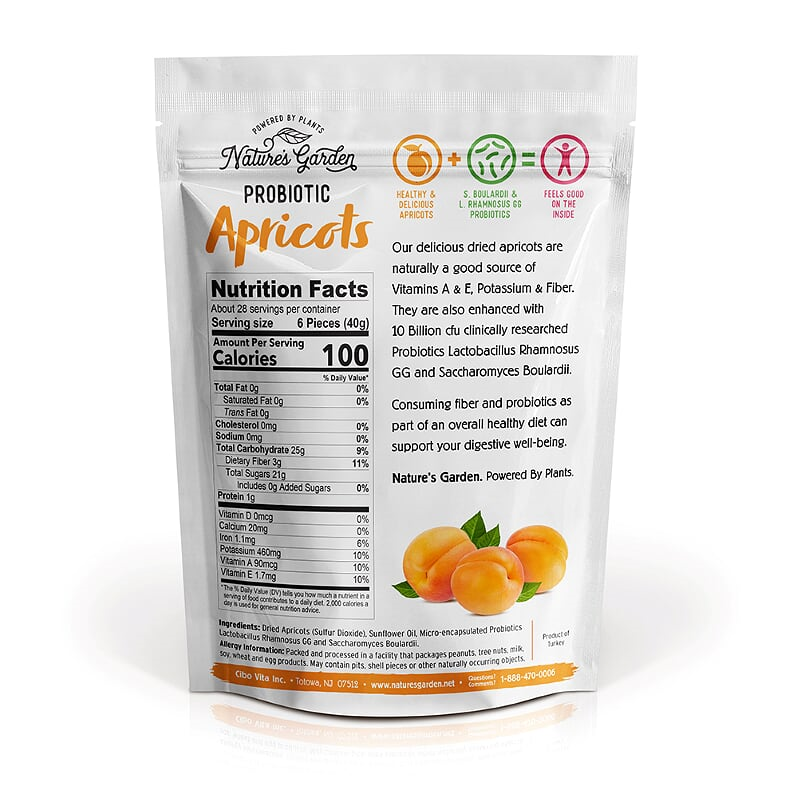 slide 2 of 2, Nature's Garden Probiotic Apricots, 40 oz