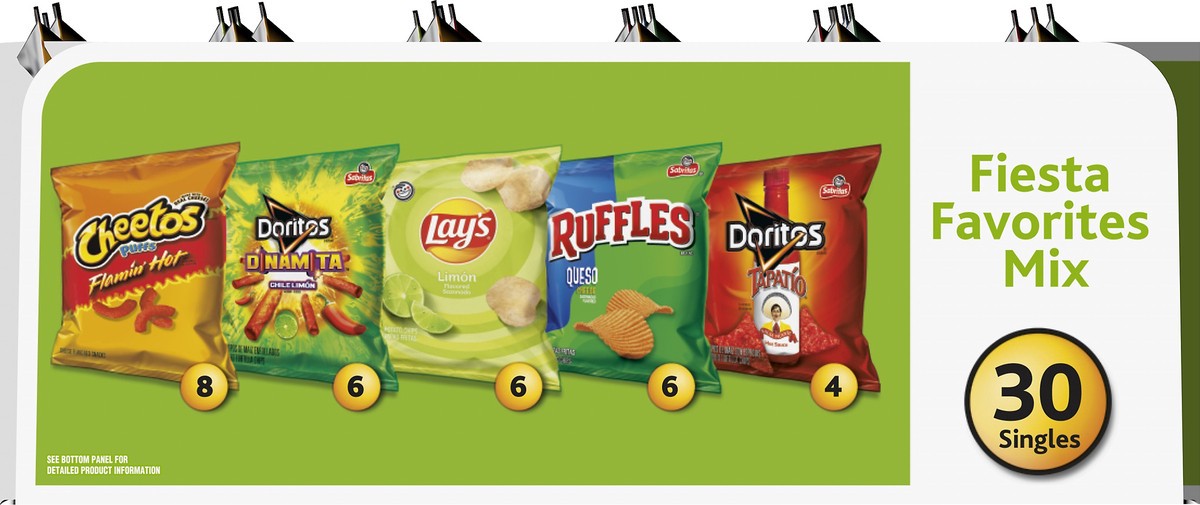 slide 5 of 11, Frito-Lay Fiesta Favorites Mix 30 ea, 30 ct