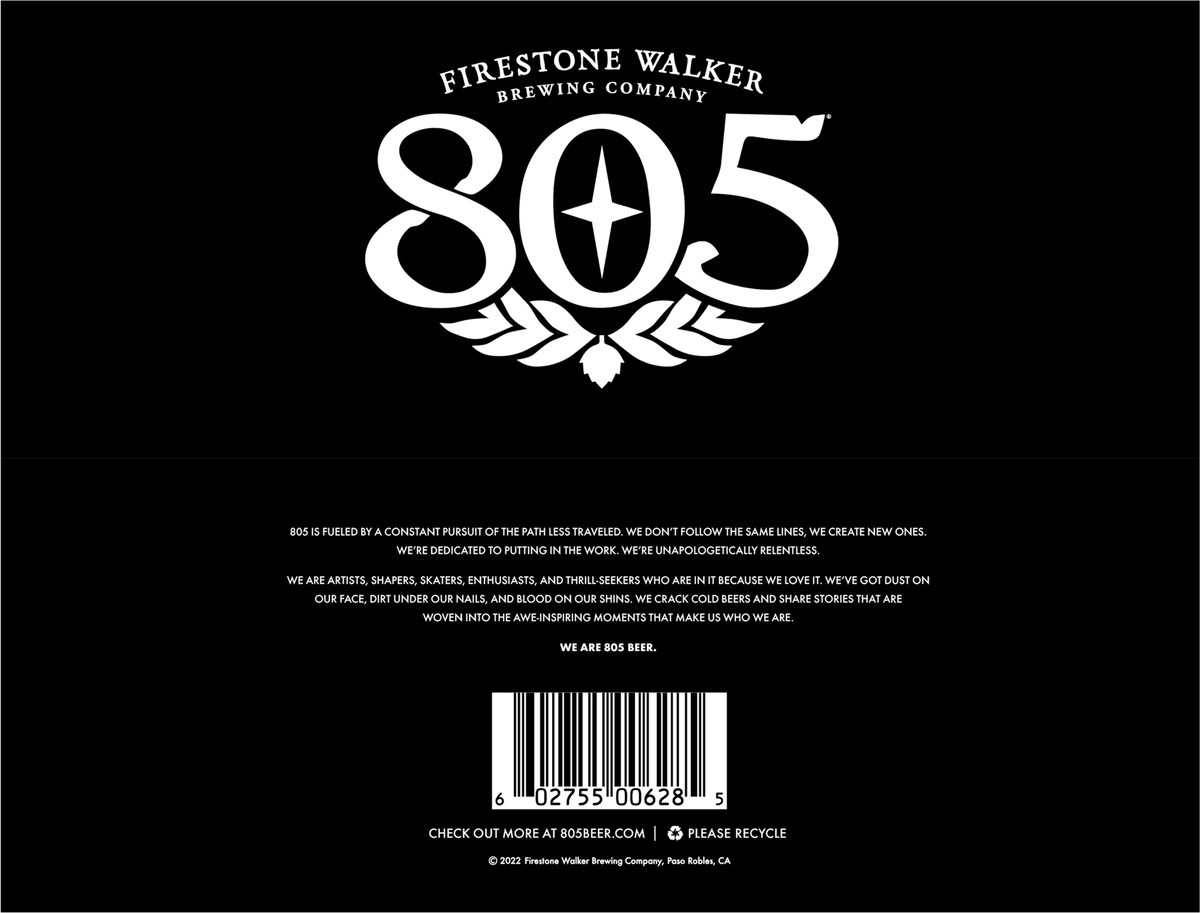 slide 10 of 10, Firestone Walker 805 Blonde Ale 12-Pack Of 12Oz Bottles, 12 ct; 12 oz