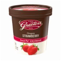 slide 1 of 3, Graeter's Strawberry Ice Cream, 16 oz