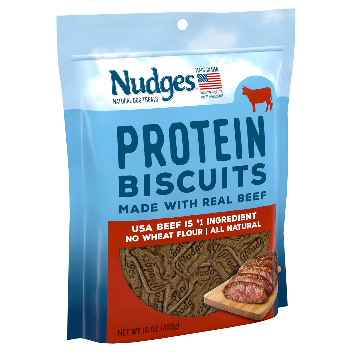 slide 4 of 5, Nudges Dog Treats, 16.62 oz